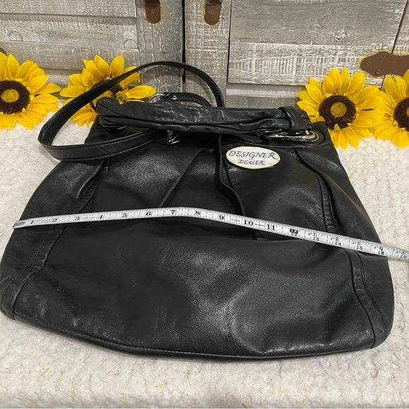 Authentic COACH Parker Hippie Black Leather Bag GUC! 13411 - Picture 10 of 13